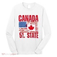 Never 51st State Canada Flag Long Sleeve Shirt thumb 0