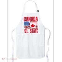 Never 51st State Canada Flag Apron thumb 0