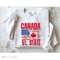 Never 51st State Canada Flag Sweatshirt thumb 2