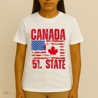Never 51st State Canada Flag T-Shirt thumb 4