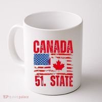 Never 51st State Canada Flag Coffee Mug thumb 0