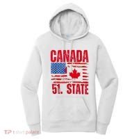 Never 51st State Canada Flag Women's Hoodie thumb 0