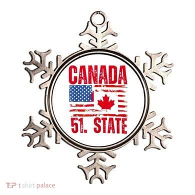 Never 51st State Canada Flag Ornament