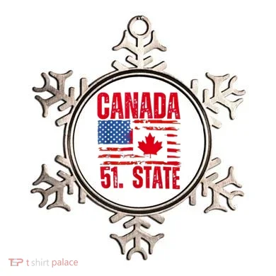 Never 51st State Canada Flag Ornament