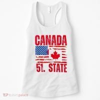 Never 51st State Canada Flag Women's Tank Top thumb 0