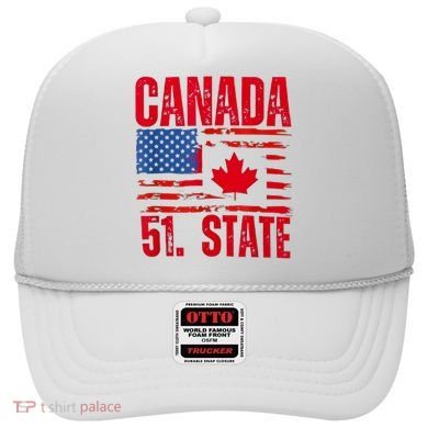 Never 51st State Canada Flag Hat