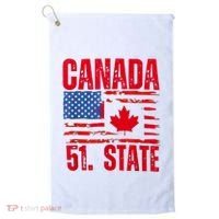 Never 51st State Canada Flag Golf Towel thumb 0