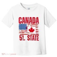 Never 51st State Canada Flag Toddler T-Shirt thumb 0