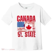 Never 51st State Canada Flag Toddler T-Shirt thumb 0