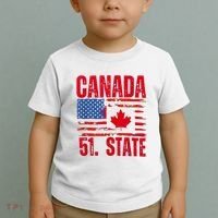 Never 51st State Canada Flag Toddler T-Shirt thumb 2