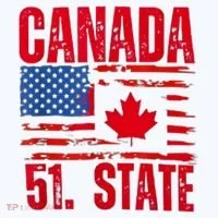 Never 51st State Canada Flag Toddler T-Shirt thumb 4