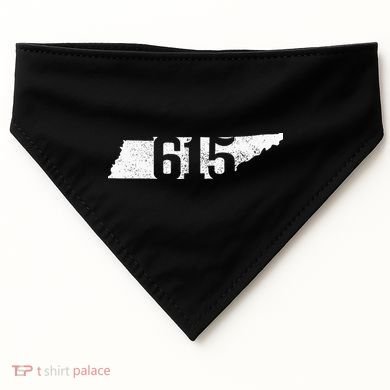 Nashville 615 Area Code Tennessee State Map Pride Music City USA-Made Doggie Bandana