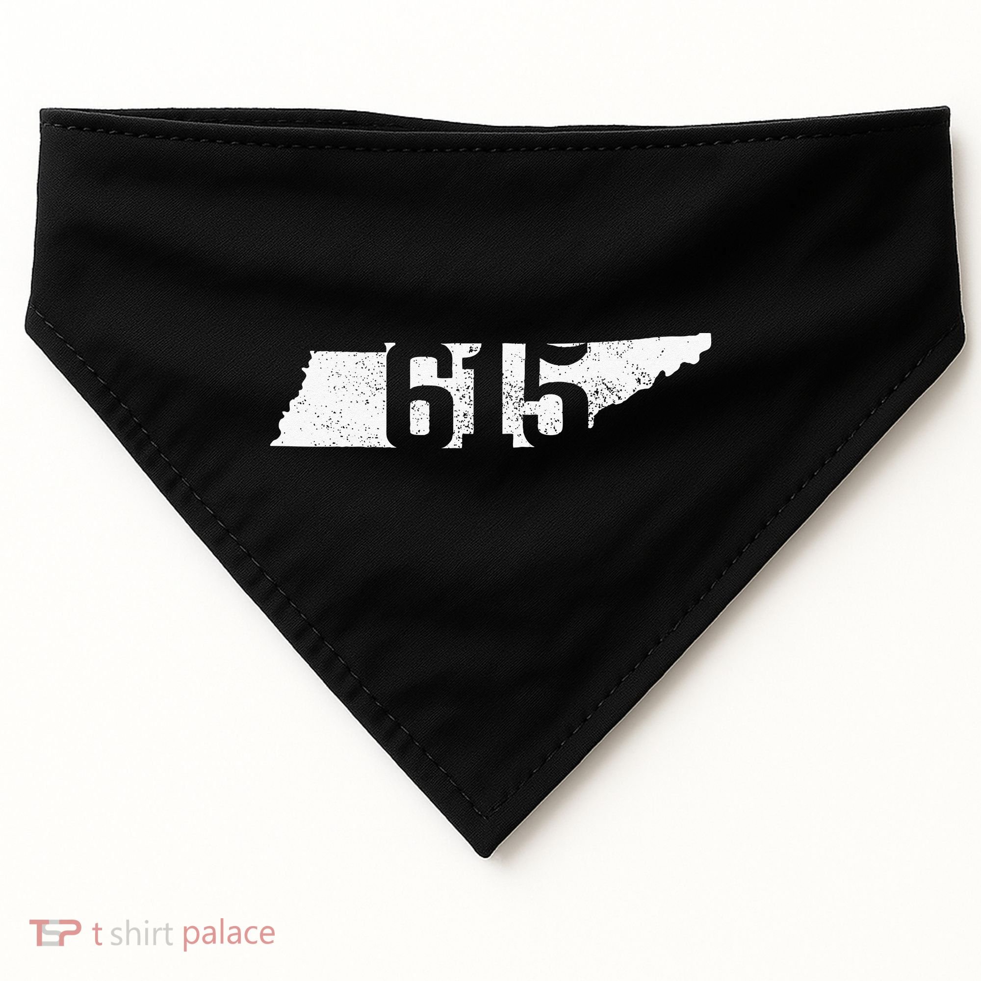 Nashville 615 Area Code Tennessee State Map Pride Music City USA-Made Doggie Bandana
