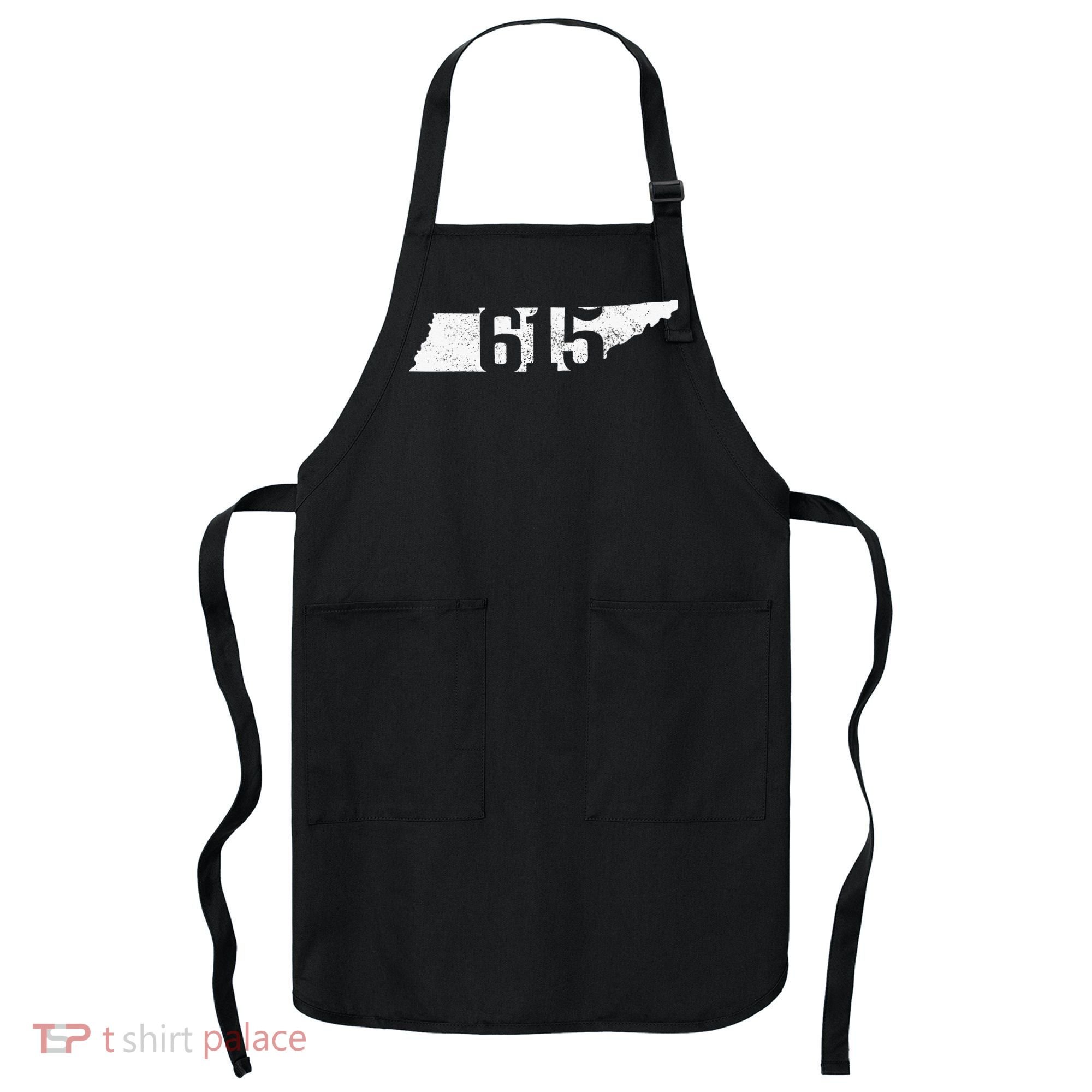 Nashville 615 Area Code Tennessee State Map Pride Music City Apron