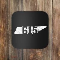 Nashville 615 Area Code Tennessee State Map Pride Music City Coaster thumb 0