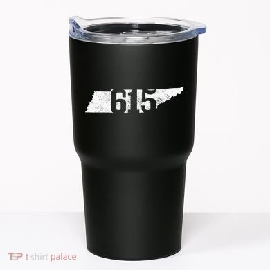 Nashville 615 Area Code Tennessee State Map Pride Music City Tumbler