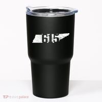 Nashville 615 Area Code Tennessee State Map Pride Music City Tumbler thumb 0