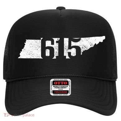 Nashville 615 Area Code Tennessee State Map Pride Music City Hat