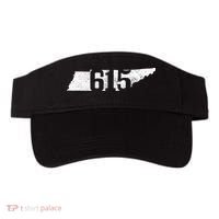 Nashville 615 Area Code Tennessee State Map Pride Music City Visor thumb 0