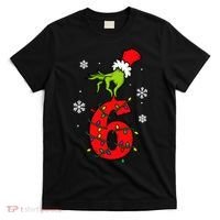 Number 6 Matching 67 Meme 6-7 Family Christmas T-Shirt thumb 0
