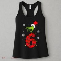 Number 6 Matching 67 Meme 6-7 Family Christmas Women's Tank Top thumb 3