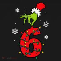Number 6 Matching 67 Meme 6-7 Family Christmas Baby Bodysuit thumb 2