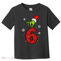 Number 6 Matching 67 Meme 6-7 Family Christmas Toddler T-Shirt thumb 0