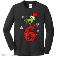 Number 6 Matching 67 Meme 6-7 Family Christmas Kids Long Sleeve Shirt thumb 0