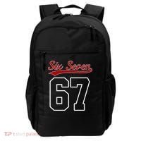 Number 67 Six Seven Baseball Jersey Style Team 67 Backpack thumb 0