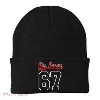 Number 67 Six Seven Baseball Jersey Style Team 67 Beanie thumb 0