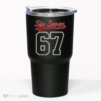 Number 67 Six Seven Baseball Jersey Style Team 67 Tumbler thumb 0