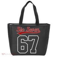 Number 67 Six Seven Baseball Jersey Style Team 67 Tote Bag thumb 0