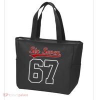 Number 67 Six Seven Baseball Jersey Style Team 67 Tote Bag thumb 3