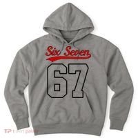 Number 67 Six Seven Baseball Jersey Style Team 67 Hoodie thumb 0