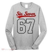 Number 67 Six Seven Baseball Jersey Style Team 67 Long Sleeve Shirt thumb 0
