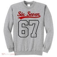 Number 67 Six Seven Baseball Jersey Style Team 67 Sweatshirt thumb 0