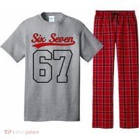 Number 67 Six Seven Baseball Jersey Style Team 67 Pajama Set thumb 0