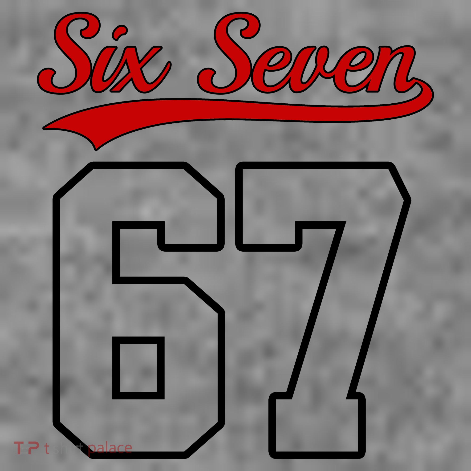 Number 67 Six Seven Baseball Jersey Style Team 67 Women's Hoodie