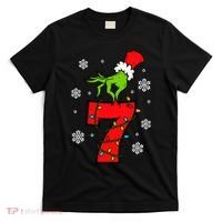 Number 7 Matching 67 Meme 6-7 Family Christmas T-Shirt thumb 0