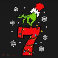 Number 7 Matching 67 Meme 6-7 Family Christmas Women's Tank Top thumb 5