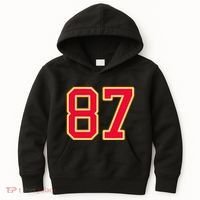 Number 87 Kids Hoodie thumb 0