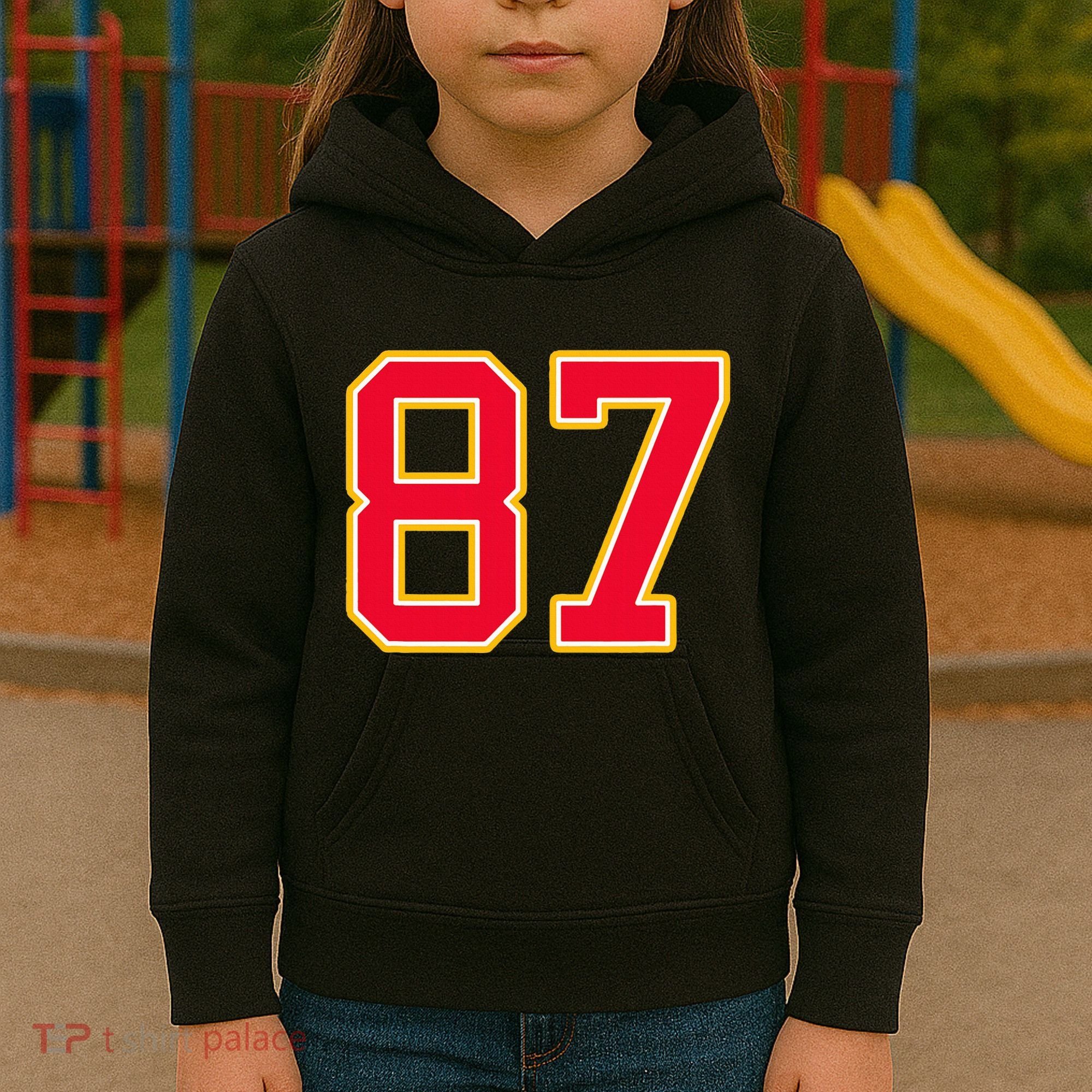 Number 87 Kids Hoodie