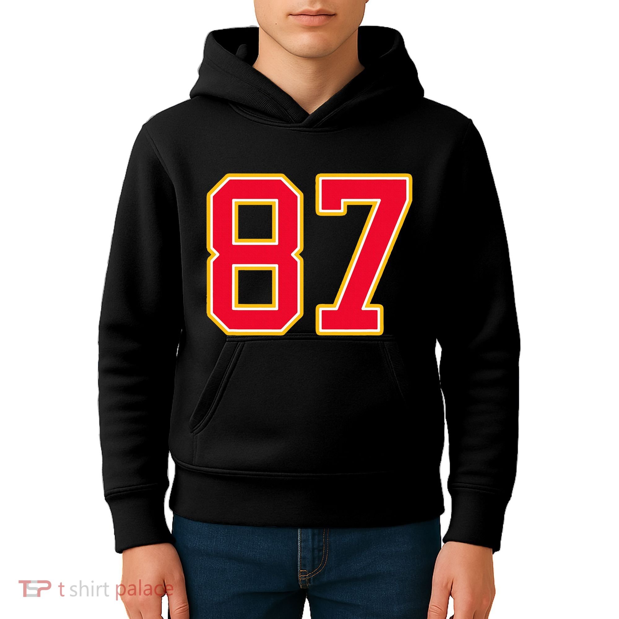 Number 87 Kids Hoodie