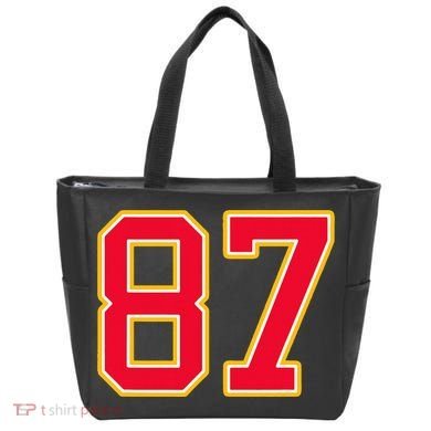 Number 87 Tote Bag