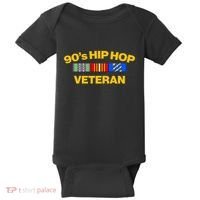 Nineties 90s Hip Hop Veteran Baby Bodysuit thumb 0
