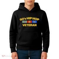 Nineties 90s Hip Hop Veteran Kids Hoodie thumb 4