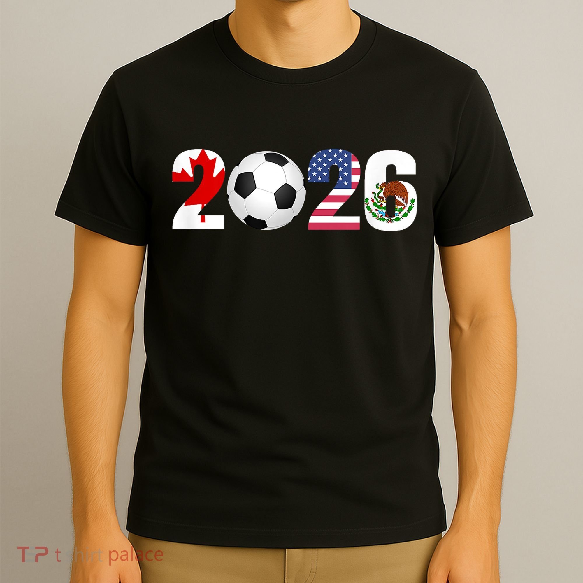 North America 2026 Football | Canada Usa Mexico Soccer T-Shirt