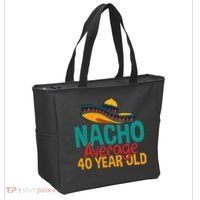 Nacho Average 40 Year Old Cinco De Mayo 40th Birthday Tote Bag thumb 2