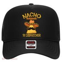 Nacho Average 911 Dispatcher Mexican Messenger Cinco De Mayo Hat thumb 0