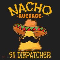 Nacho Average 911 Dispatcher Mexican Messenger Cinco De Mayo Hat thumb 2